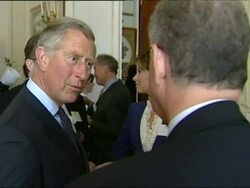 Prince Charles hosts  Royal Television Society Anniversary Party Stock Footage