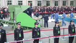 Government destroys seized illegal ivory, comments from officials News Clip