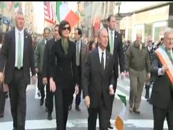 A sea of green filled Fifth Avenue on Thursday, marking the life of Ireland's patron saint with the biggest St. Patrick's Day parade in America and the 250th in New York City. News Clip