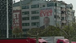 Election posters around Taksim Square News Clip