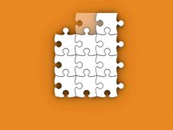 Completing the puzzle Stock Footage