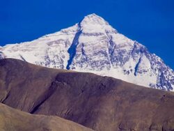 Mount Everest HD timelapse video. Tibet. China Stock Footage