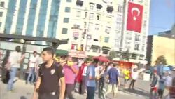 Police drive tank through pro govt crowd News Clip