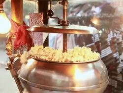 Close-up of Popcorn machine, Delhi, India Stock Footage