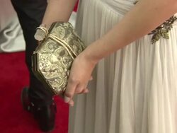 Kylie Minogue - 'Charles James: Beyond Fashion' Costume Institute Gala - Arrivals Stock Footage