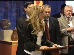 Colombian singer Shakira visited Phoenix on Thursday, meeting with officials and local resident to talk about concerns that a sweeping new state law cracking down on illegal immigration will lead to racial profiling. News Clip