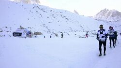 Nepalese runner wins world's highest marathon News Clip