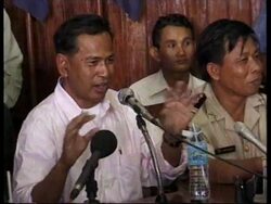 CAMBODIA: KHMER ROUGE COMMANDERS SURRENDER TO GOVERNMENT (V) News Clip