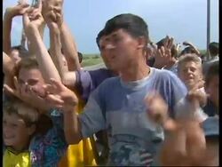 YUGOSLAVIA: KOSOVO: PRISTINA: NATO LED TROOPS ARRIVE News Clip