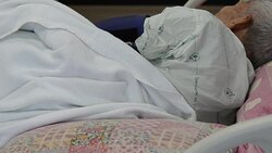 Elderly Male Patient Stock Footage