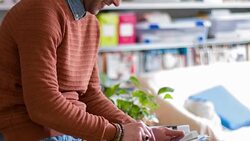 Graphic designer working on a digital tablet Stock Footage