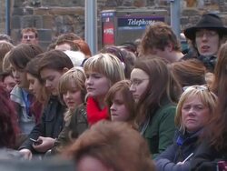 Prince William And Kate Middleton Visit St Andrews Stock Footage