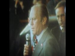 SYND 2 11 74 FORD VISITS NIXON News Clip