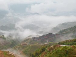 Dazhai Terraced Field Stock Footage
