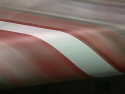 CU Shot of offset printing machine / Frankfurt, Hesse, Germany Stock Footage