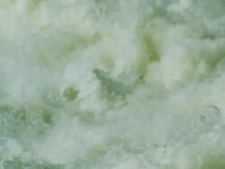 Slow motion dramatic water churning behind dam Stock Footage