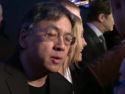 Kazuo Ishiguro at the Moet British Independent Film Awards (BIFAs) at London England. (Footage by WireImage Video/GettyImages) Stock Footage