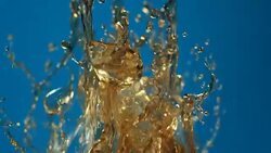 Beverage splash Stock Footage