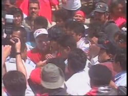 NICARAGUA: SANDINISTA CELEBRATIONS OF FOUNDER'S BIRTHDAY News Clip