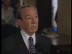 Israel - Press Conference Warren Christopher News Clip