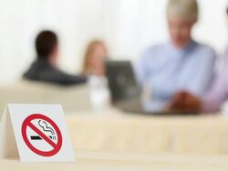 No smoking! Stock Footage