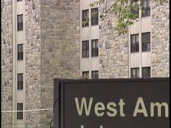 Site of Virginia Tech massacre Stock Footage