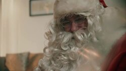 Santa Clause laughing Stock Footage