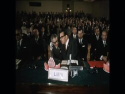 SYND 23/9/69 THE WORLD'S FIRST PAN-ISLAMIC CONFERENCE OPENS IN A SECRET SESSION News Clip
