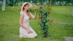 Summer gardening Stock Footage