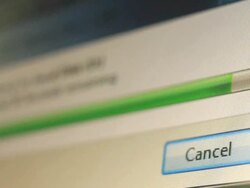 Downloading and uploading process Stock Footage