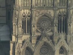 Reims Cathedral Stock Footage