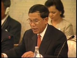 JAPAN: CAMBODIAN PRIME MINISTER HUN SEN VISIT News Clip