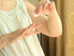 Clean Nails Stock Footage