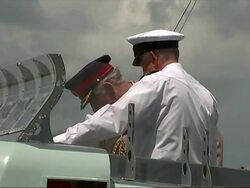 Prince Charles and the Duchess of Cornwall Visit Normandy News Clip