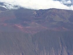 Haleakala National Park - Maui aerial views (Hawaii) Stock Footage