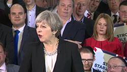 Theresa May launches Tories 2017 UK Election Campaign News Clip
