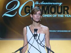 SPEECH: Cindi Leive talks about the first WOTY 'Back then, winners all came in suitsÃ‰ Stock Footage