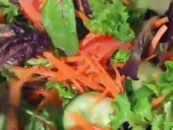 preparing salad Stock Footage