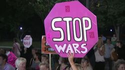 Protest outside White House, analyst on Obama address News Clip