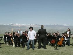 Outdoor Orchestra Stock Footage