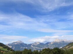 French alps summer day... Stock Footage