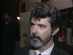 George Lucas Receives Jean Renoir Award Stock Footage