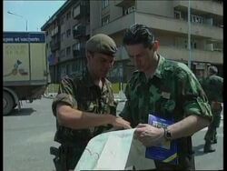 YUGOSLAVIA: KOSOVO: PRISTINA: SERB PULLOUT - UPDATE News Clip