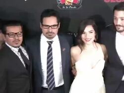 Michael PeÃ±a, America Ferrera, Rosario Dawson, Diego Luna - "Cesar Chavez" Los Angeles Premiere Stock Footage