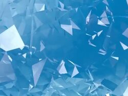 Blue Crystal Background animation HD Stock Footage
