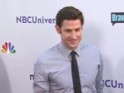 John Krasinski at the NBC Universal Press Tour All-Star Party at Los Angeles CA. (Footage by WireImage Video/Getty Images Entertainment Video) Stock Footage