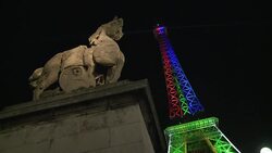 VOICED : Torre Eiffel homenajea a Mandela News Clip