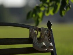Bride shoes - Stock Footage Stock Footage