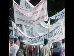 SYND 29-1-73 CAMBODIAN PRESIDENT LON NOL CELEBRATES CEASE-FIRE News Clip