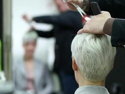 Haircut Stock Footage